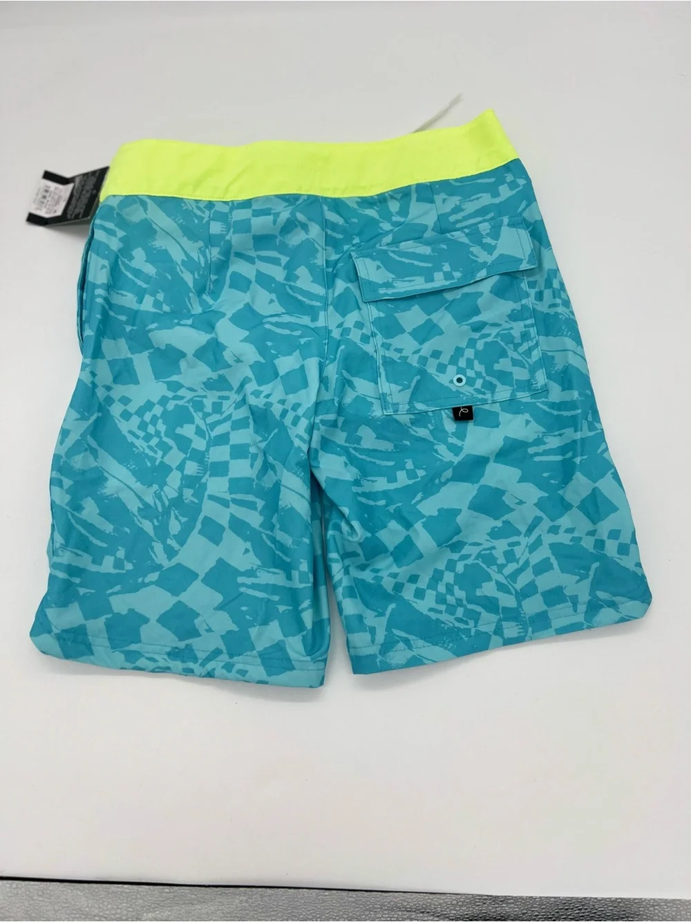 NEW Boy's Art Class Blue Green Swim Trunks Sz 12 With Pockets